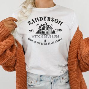 Sanderson Witch Museum Graphic T-shirt, Halloween Shirt, Unisex Short Sleeve Tee